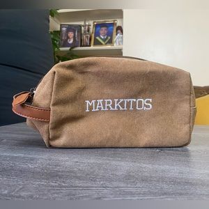 Men Brown Toiletry Bag